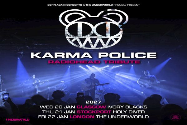 KARMA POLICE: TRIBUTE TO RADIOHEAD at Holy Diver - Stockport — event image